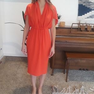 Orange Asos dress
